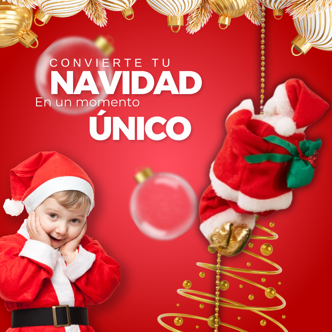 Papá Noel Escalador Recibe 2 al precio de 1