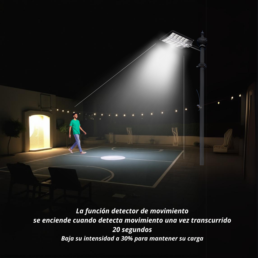 Foco Solar Led 1200w 15 celdas Grande